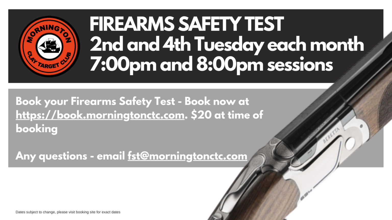 Firearm Safety Test Mornington CTC